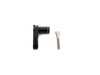 ES#3610376 - 026740ECS01 - Audi B8 Billet Interior Hood Release Lever - Billet aluminum hood release handle replacement for the fragile plastic OEM lever - allows you to pop the hood with the door shut - ECS - Audi