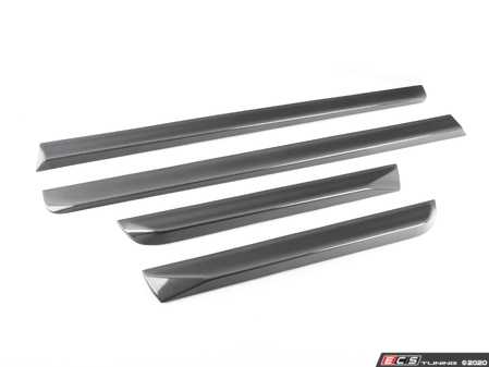 ES#3142778 - AA402-CFDB4 - Carbon Fiber Door Blades - Aerospace grade carbon fiber finish, show quality looks! - Deval - Audi