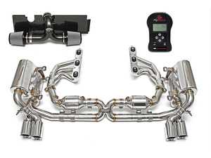 ES#4135500 - FSPOR996SPKGESBT - Porsche 996 Carrera Street Performance Package - Black Chrome Quad Tips - The ultimate upgrade for your 996! Includes Sport Headers, Sport Cats, Maxflo Mufflers, Carbon Fiber Competition Air Intake System, and an ECU Tune. - Fabspeed - Porsche