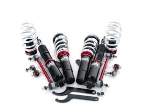 ES#4045787 - 003929LB01 -  MK7/MK8/8V Adjustable Damping Coilover System - Features 32 way adjustable damping, variable length, zinc-coated shock bodies and performance sway bar end links - ECS - Audi Volkswagen