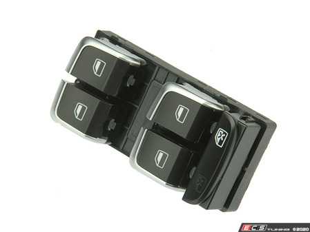 ES#4135778 - 8K0959851FV10 - Power Window Switch Assembly - Nero (Black) - Main window switch with window lock button for the driver door - URO - Audi