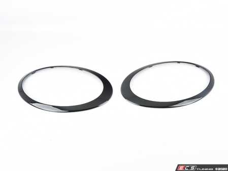 ES#4045735 - 51138739497KT - Headlight Trim Ring Black Line - Set - Upgrade to the black ring, part of black line - Genuine MINI - MINI