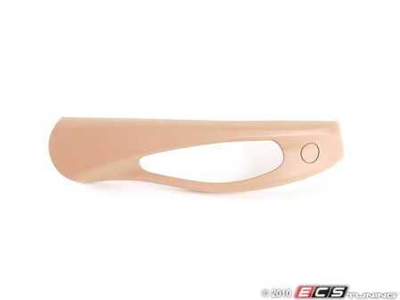 ES#143404 - 52108255661 - Beige Outer Seat Trim Cover - Left - Located on the outer edge of the seat - Genuine BMW - BMW