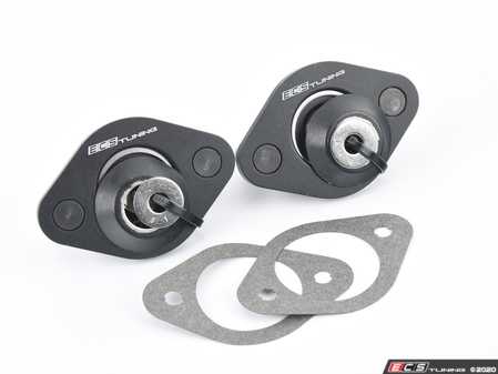 ES#2784347 - 002542ECS01KT2 - Ultimate Performance Rear Shock Mount Kit - Polyurethane-isolated monoball design offers street comfort with race performance while eliminating blowouts!! Price includes both rear shock mounts. - ECS - BMW