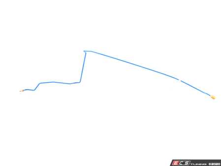 ES#3599934 - 99642310911 - Clutch Line - Mid - Underbody portion of the clutch hydraulic line - Genuine Porsche - Porsche