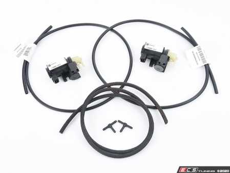ES#4056973 - 11747626350KT - Boost Solenoid/Pressure Converter - Kit - Kit includes both boost solenoids, vacuum hose and T fitting for a easy leak free install - Assembled By ECS - BMW
