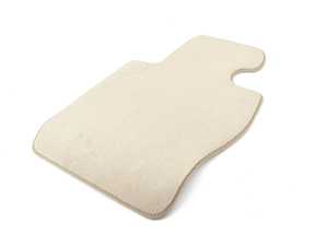 ES#3475558 - 51477332096 - Floor Mat Velours Driver Side - Oyster - Genuine BMW driver side replacement floor mat - Genuine BMW - BMW