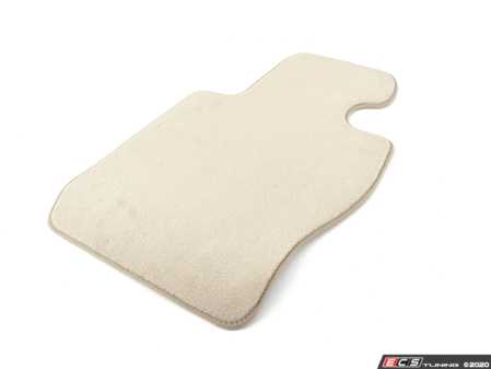 ES#3475558 - 51477332096 - Floor Mat Velours Driver Side - Oyster - Genuine BMW driver side replacement floor mat - Genuine BMW - BMW