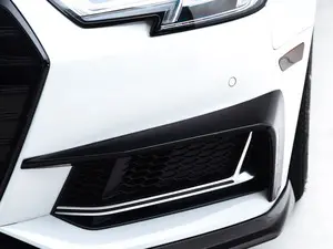 Audi B9 A4 S-Line / S4 Grille Accent Set - Gloss Black