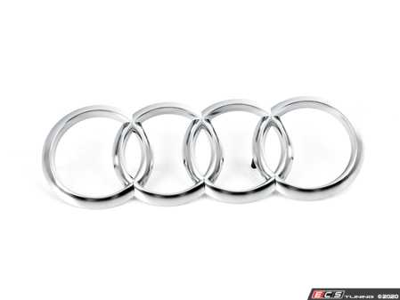 ES#3233436 - 8T0103940A - Audi Ring Emblem - Audi ring emblem located on the plastic intake manifold cover - Genuine Volkswagen Audi - Audi