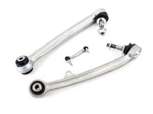 ES#4136158 - 31122284529KT1 - Front Lower Control Arm Upgrade Kit - The same control arms found on the M3! Adds -0.5 degrees of camber for improved response and handling. Kit replaces both front rear arms and headlight level sensor. - Assembled By ECS - BMW