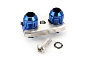 ES#4065030 - OILADPTR - HARD Motorsport BMW Oil Cooler Fitting Adapter Plate - E36 E46 E82 E9X - Upgrade your oil cooler lines to braided with this adapter plate! - HARD Motorsport - BMW