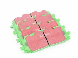 ES#4031307 - DP22277  - Front Greenstuff Performance Brake Pad Set - Designed as a mildly upgraded pad, great for an afternoon of sporty driving. - EBC - Audi