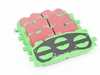 ES#4031307 - DP22277  - Front Greenstuff Performance Brake Pad Set - Designed as a mildly upgraded pad, great for an afternoon of sporty driving. - EBC - Audi