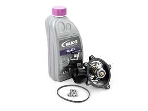 ES#3678221 - 079121115bgktKT - Thermostat Replacement Kit  - Maintain proper operating temperature with a new thermostat, housing and hardware - Assembled By ECS - Audi