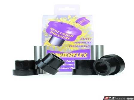 ES#4138946 - PFR3-1111BLK - Performance Polyurethane Rear Lower Bushings - Front Position  - Improves handling and control, upgrade to a more engaging driving experience - Powerflex Black Series - Audi