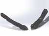 ES#3991569 - 026207ECS01-01 -  Carbon Fiber Lock Carrier Support Bracket Set  - Premium carbon fiber underhood core support braces to replace the weak stamped steel brackets - ECS - Volkswagen