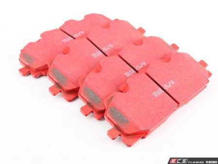 ES#4031309 - DP32277C  - Front RedStuff Performance Brake Pad Set - High performance street pad featuring Kevlar technology. - EBC - Audi