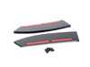 ES#4164511 - 004751la01 - Audi B9 S4 / A4 S-Line Rear Bumper Side Splitters - Gloss Black - Spice up the exterior of your Audi with gloss black spats! - ECS - Audi