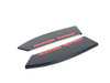 ES#4164511 - 004751la01 - Audi B9 S4 / A4 S-Line Rear Bumper Side Splitters - Gloss Black - Spice up the exterior of your Audi with gloss black spats! - ECS - Audi