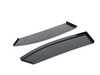 ES#4164511 - 004751la01 - Audi B9 S4 / A4 S-Line Rear Bumper Side Splitters - Gloss Black - Spice up the exterior of your Audi with gloss black spats! - ECS - Audi