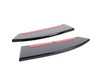 ES#4164511 - 004751la01 - Audi B9 S4 / A4 S-Line Rear Bumper Side Splitters - Gloss Black - Spice up the exterior of your Audi with gloss black spats! - ECS - Audi