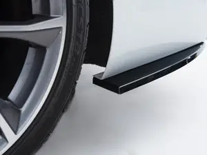 Audi B9 S4 / A4 S-Line Rear Bumper Side Splitters - Gloss Black