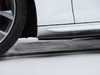 ES#4163869 - 001734la01 - Audi B9 A4 / S4 Flat Side Skirts - Gloss Black - Enhance your side profile with an aggressive look! - ECS - Audi