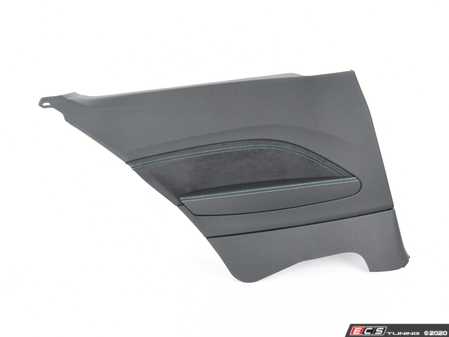 ES#3494534 - 51438065451 - Lateral Trim Panel - Rear Left - Black - Genuine BMW - BMW