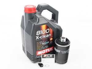 ES#3143342 - 06J115403CKT6 -  Oil Service Kit - With Magnetic Drain Plug - Includes Motul oil, filter, and ECS magnetic drain plug - Assembled By ECS - Audi