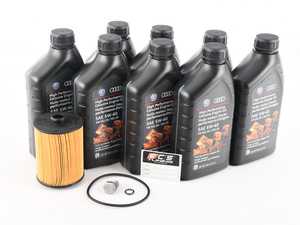 ES#2823244 - 03H115562KT3 - Genuine Oil Service Kit - Includes Genuine oil filter and Genuine 5w-40 oil - Genuine Volkswagen Audi - Volkswagen