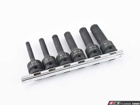 ES#3673963 - B8800129 - Triple Square XZN Impact Socket Set  - A 6-piece set. - Bav Auto Tools - Audi BMW Volkswagen Mercedes Benz MINI Porsche