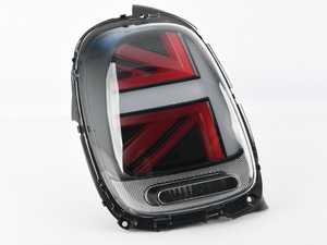 ES#4141575 - HMINI14TL-BRCsd2 - Helix MINI Cooper Union Jack Clear/Black/Red Led Taillights F56 F55 F57 - Left side only - (Factory LED) *Scratch And Dent* - (NO LONGER AVAILABLE) - Upgrade to Union Jack design tail lights for your MINI - Scratch & Dent - 