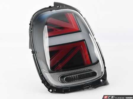 ES#4141575 - HMINI14TL-BRCsd2 - Helix MINI Cooper Union Jack Clear/Black/Red Led Taillights F56 F55 F57 - Left side only - (Factory LED) *Scratch And Dent* - (NO LONGER AVAILABLE) - Upgrade to Union Jack design tail lights for your MINI - Scratch & Dent - 