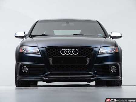 ES#4164865 - 028805ecs01KT - Audi B8 S4 / A4 S-Line Pre-Facelift Front Lip - Gloss Black - Upgrade your exterior styling! - ECS - Audi