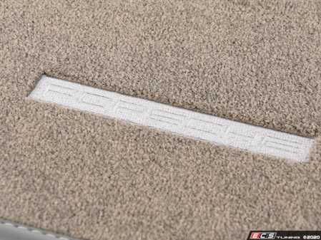 ES#3318842 - 98704480108B23 - Set Of Floor Mats - Stone Grey - Priced Each - OEM Stone Grey floor mat set - Genuine Porsche - Porsche