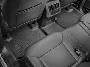 ES#4036050 - 4410844 - Rear FloorLiner - Black (2nd Row) - Laser measured for perfect fitment and ultimate protection against moisture and debris - WeatherTech - Volkswagen