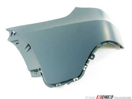 ES#76485 - 51127179021 - Rear Bumper Corner Trim - Left - Primer trim that is located on the end of the bumper  - Genuine BMW - BMW
