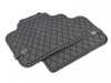 ES#3185856 - 51472447608 - Essentials Rear All Weather Rubber Factory Floor Mats Set Black - Priced As Set  - Replace or upgrade to factory MINI mats - Genuine MINI - MINI