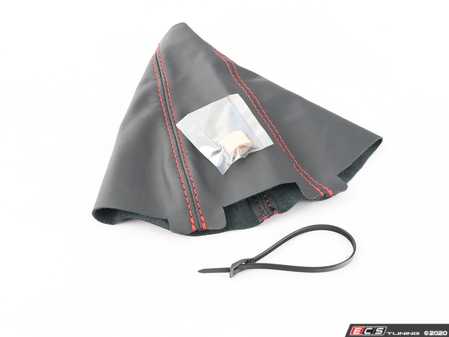 ES#3412418 - 5234-8E-502 - BFI Manual Leather Shift Boot - Red Stitching - Compliment your BFI shift knob with a custom shift boot made from the finest materials available - Black Forest Industries - Audi