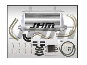 ES#4142092 - B720TFMICLC-BLAC - Front Mount Intercooler Kit - Large Core - Black Couplers - Featuring a robust 3" thick core, ensuring the best cooling performance possible! Includes charge piping for Ko3/Ko4 Turbos - JH Motorsports  - Audi