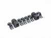 ES#3660510 - n0150816ktKT1 - Front Sway Bar Installation Kit  - Includes brackets, bushings, & all necessary hardware to properly install a new sway bar. - Assembled By ECS - Audi