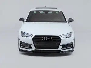 Audi B9 A4/S4 Front Lip Spoiler - Gloss Black