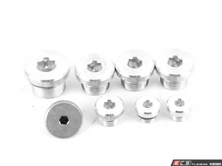 ES#2065005 - 0BL398048 - Oil Drain Plug - Set - Oil drain plug and monitor screw set - Genuine Volkswagen Audi - Audi