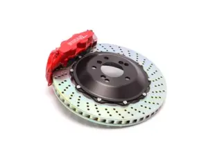 ES#4145181 - D290-0302-RD - Dinan Front Big Brake Kit by Brembo - Red, Drilled - The Dinan by Brembo brake conversion offers the ultimate in stopping power for the most demanding driving enthusiast. - Dinan - BMW