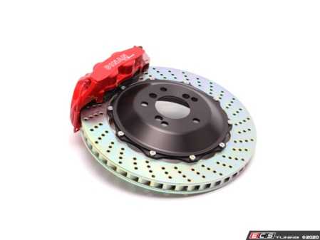 ES#4145209 - D290-0463-RD - Dinan Rear Big Brake Kit by Brembo - Red, Drilled - The Dinan by Brembo brake conversion offers the ultimate in stopping power for the most demanding driving enthusiast. - Dinan - BMW