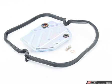 ES#2777505 - 1262711080KT3 - Automatic Transmission Filter And Gasket Kit - Includes Elring transmission filter, Elring oil pan gasket, CRP oil drain plug gasket, and filter mounting hardware - Assembled By ECS - Mercedes Benz