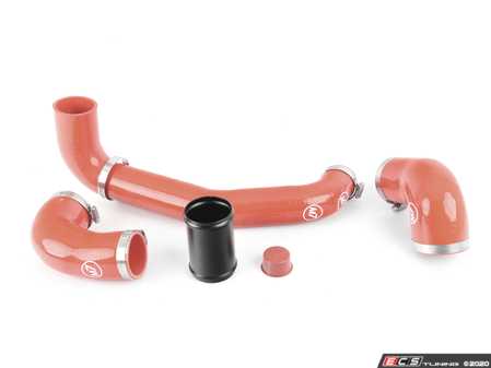 ES#3690931 - 60-330302 - High Flow Hot Side & Cold Side Pipes - Red - Upgraded Silicone hoses for the intercooler - M7 Speed - MINI