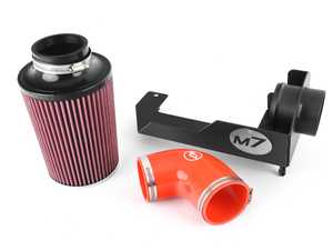 ES#3098126 - 56-312112 - M7 Speed MAXX-FLO Air Intake System - Low restriction cloth air filter which adds more air flow : black powdercoat : Red elbow : cloth filter - M7 Speed - MINI
