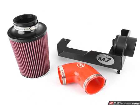 ES#3098126 - 56-312112 - M7 Speed MAXX-FLO Air Intake System - Low restriction cloth air filter which adds more air flow : black powdercoat : Red elbow : cloth filter - M7 Speed - MINI